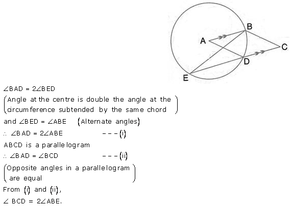 Selina Concise Mathematics Class 10 ICSE Solutions Circles - 71