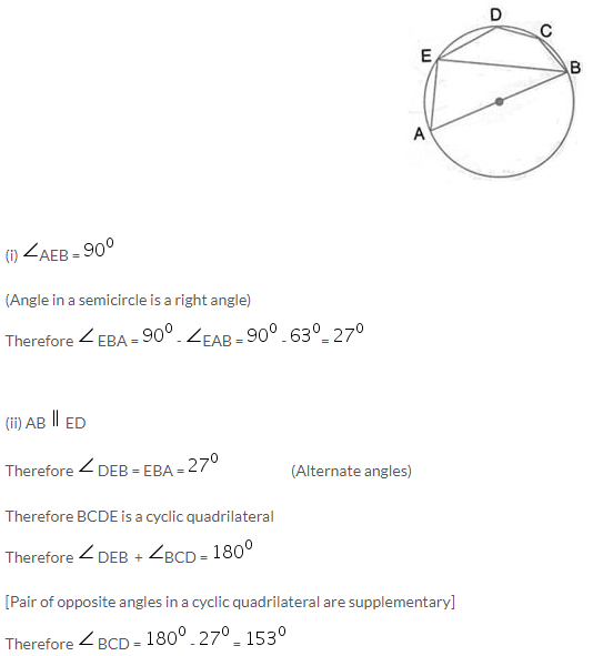 Selina Concise Mathematics Class 10 ICSE Solutions Circles - 75