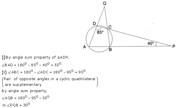 Selina Concise Mathematics Class 10 ICSE Solutions Circles - 97