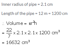 Selina Concise Mathematics Class 10 ICSE Solutions Cylinder, Cone and Sphere image - 1