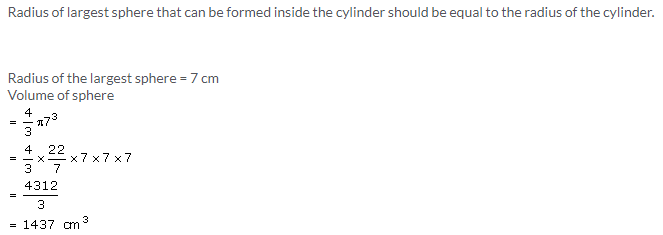 Selina Concise Mathematics Class 10 ICSE Solutions Cylinder, Cone and Sphere image - 122