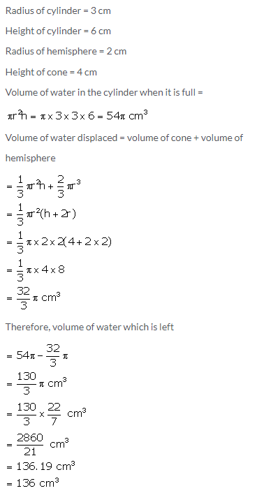 Selina Concise Mathematics Class 10 ICSE Solutions Cylinder, Cone and Sphere image - 140