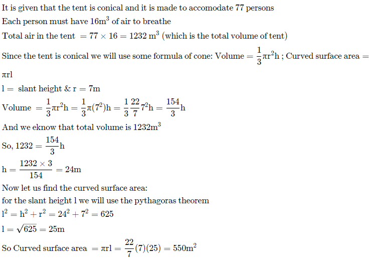 Selina Concise Mathematics Class 10 ICSE Solutions Cylinder, Cone and Sphere image - 159