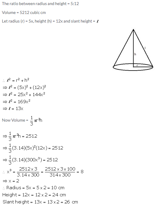 Selina Concise Mathematics Class 10 ICSE Solutions Cylinder, Cone and Sphere image - 38