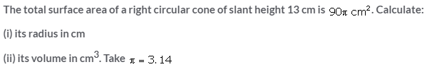 Selina Concise Mathematics Class 10 ICSE Solutions Cylinder, Cone and Sphere image - 46