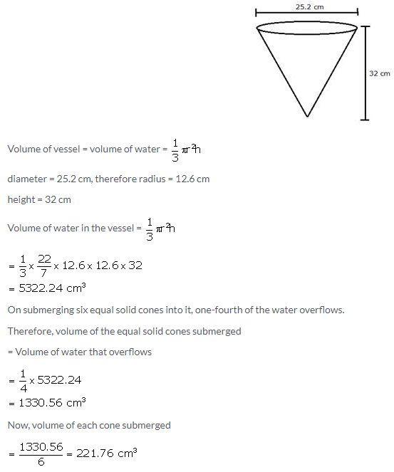 Selina Concise Mathematics Class 10 ICSE Solutions Cylinder, Cone and Sphere image - 50