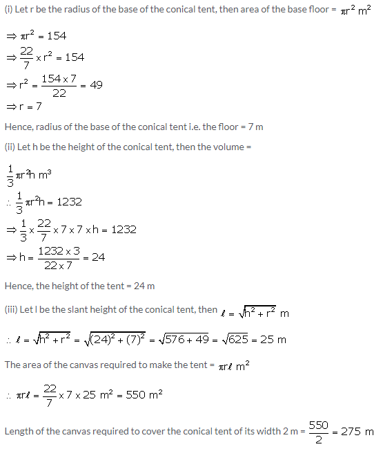 Selina Concise Mathematics Class 10 ICSE Solutions Cylinder, Cone and Sphere image - 52