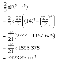 Selina Concise Mathematics Class 10 ICSE Solutions Cylinder, Cone and Sphere image - 63