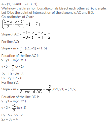 Selina Concise Mathematics Class 10 ICSE Solutions Equation of a Line - 106