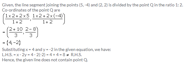 Selina Concise Mathematics Class 10 ICSE Solutions Equation of a Line - 11