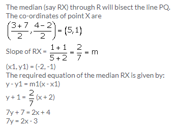 Selina Concise Mathematics Class 10 ICSE Solutions Equation of a Line - 121