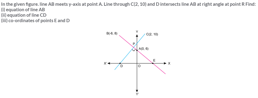 Selina Concise Mathematics Class 10 ICSE Solutions Equation of a Line - 131