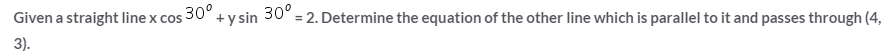 Selina Concise Mathematics Class 10 ICSE Solutions Equation of a Line - 143