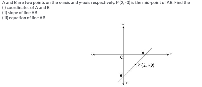 Selina Concise Mathematics Class 10 ICSE Solutions Equation of a Line - 150