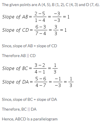 Selina Concise Mathematics Class 10 ICSE Solutions Equation of a Line - 22