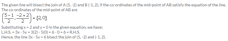 Selina Concise Mathematics Class 10 ICSE Solutions Equation of a Line - 8