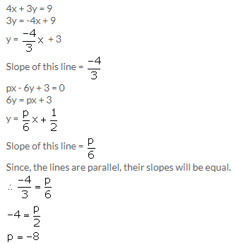 Selina Concise Mathematics Class 10 ICSE Solutions Equation of a Line - 81