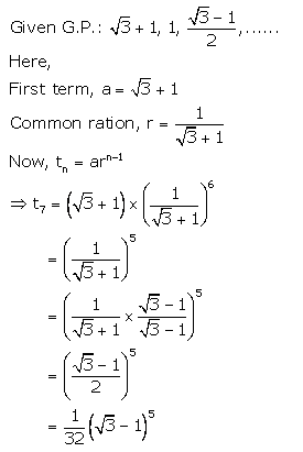 Selina Concise Mathematics Class 10 ICSE Solutions Geometric Progression - 11