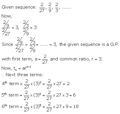 Selina Concise Mathematics Class 10 ICSE Solutions Geometric Progression - 13