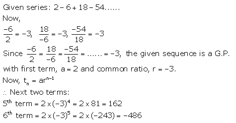 Selina Concise Mathematics Class 10 ICSE Solutions Geometric Progression - 14