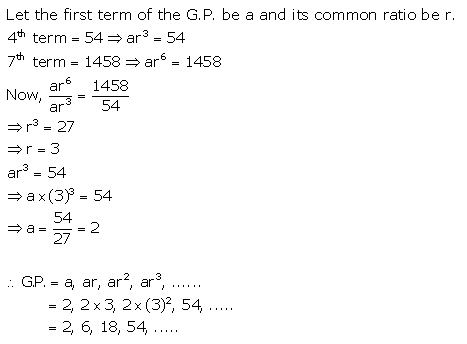 Selina Concise Mathematics Class 10 ICSE Solutions Geometric Progression - 21