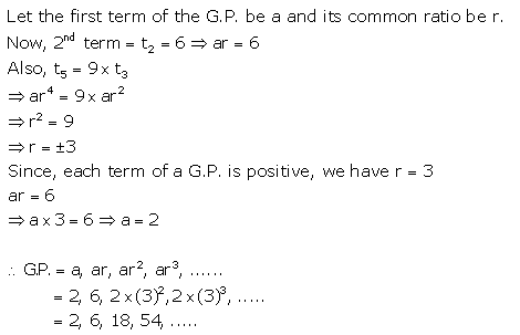 Selina Concise Mathematics Class 10 ICSE Solutions Geometric Progression - 22