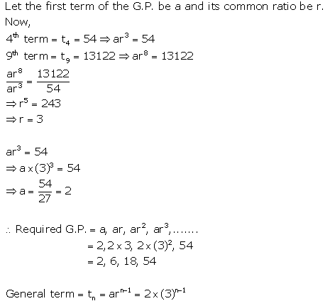 Selina Concise Mathematics Class 10 ICSE Solutions Geometric Progression - 24