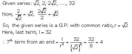 Selina Concise Mathematics Class 10 ICSE Solutions Geometric Progression - 26