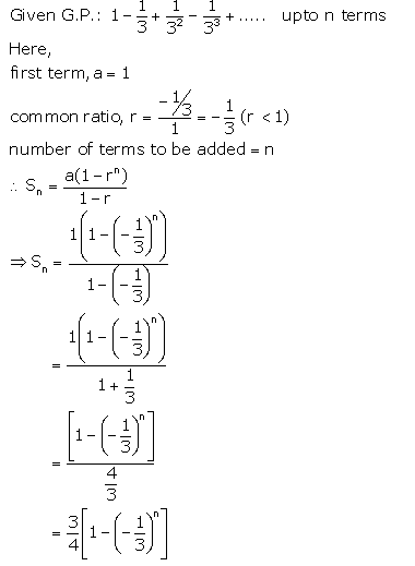 Selina Concise Mathematics Class 10 ICSE Solutions Geometric Progression - 45