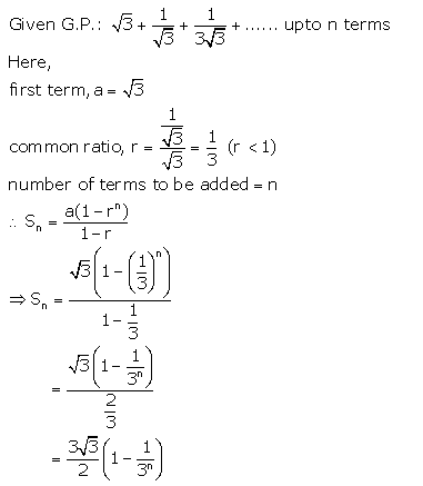 Selina Concise Mathematics Class 10 ICSE Solutions Geometric Progression - 47