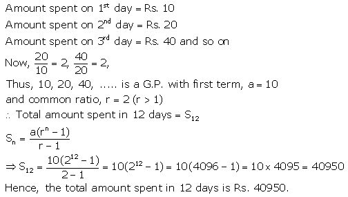 Selina Concise Mathematics Class 10 ICSE Solutions Geometric Progression - 50