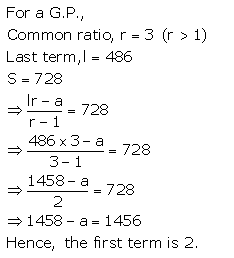 Selina Concise Mathematics Class 10 ICSE Solutions Geometric Progression - 52