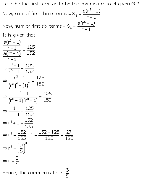 Selina Concise Mathematics Class 10 ICSE Solutions Geometric Progression - 54