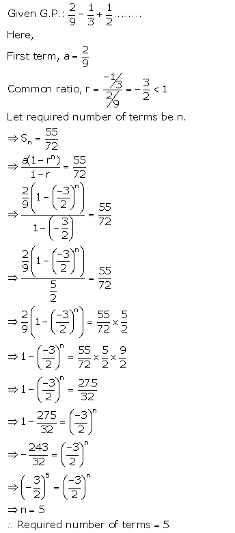 Selina Concise Mathematics Class 10 ICSE Solutions Geometric Progression - 56