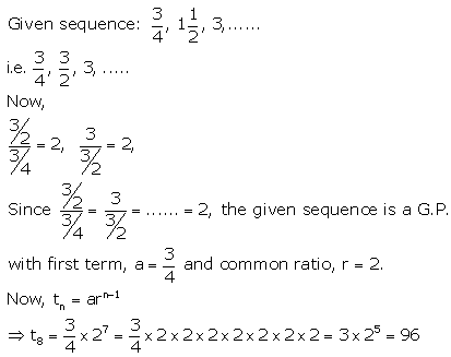 Selina Concise Mathematics Class 10 ICSE Solutions Geometric Progression - 6