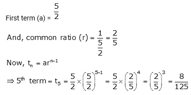 Selina Concise Mathematics Class 10 ICSE Solutions Geometric Progression - 63