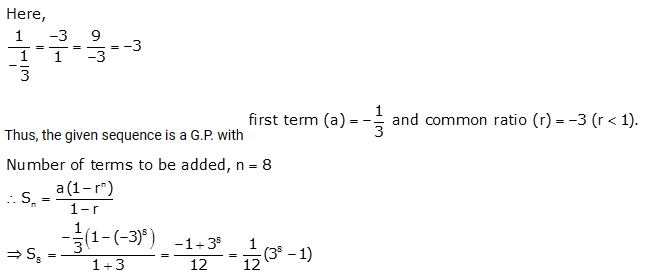 Selina Concise Mathematics Class 10 ICSE Solutions Geometric Progression - 65