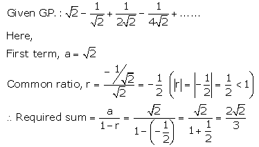 Selina Concise Mathematics Class 10 ICSE Solutions Geometric Progression - 75