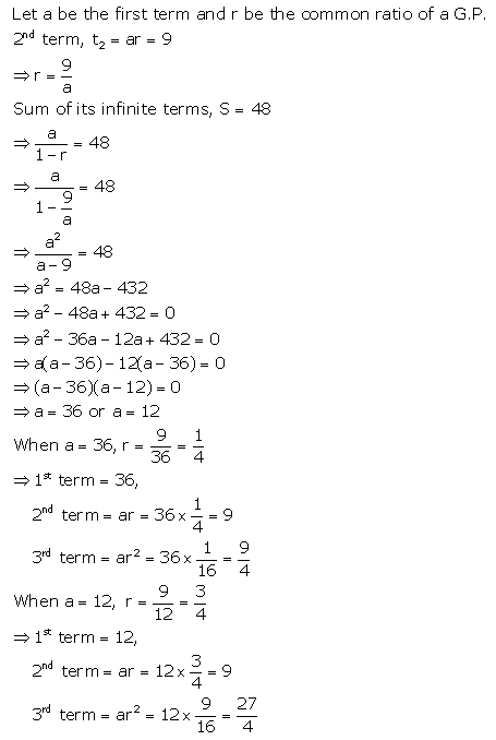 Selina Concise Mathematics Class 10 ICSE Solutions Geometric Progression - 77