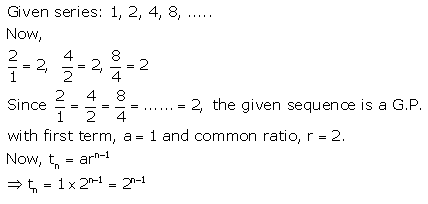 Selina Concise Mathematics Class 10 ICSE Solutions Geometric Progression - 8