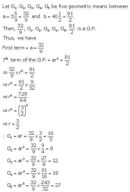 Selina Concise Mathematics Class 10 ICSE Solutions Geometric Progression - 81