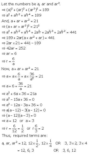 Selina Concise Mathematics Class 10 ICSE Solutions Geometric Progression - 85