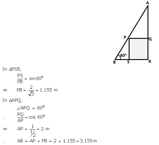 Selina Concise Mathematics Class 10 ICSE Solutions Heights and Distances image - 34