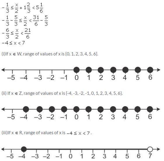 Selina Concise Mathematics Class 10 ICSE Solutions Linear Inequations (in one variable) - 43