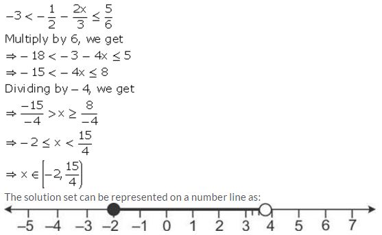 Selina Concise Mathematics Class 10 ICSE Solutions Linear Inequations (in one variable) - 59