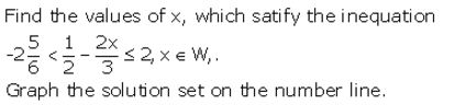 Selina Concise Mathematics Class 10 ICSE Solutions Linear Inequations (in one variable) - 64