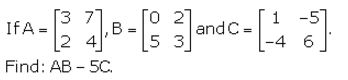 Selina Concise Mathematics Class 10 ICSE Solutions Matrices image - 83