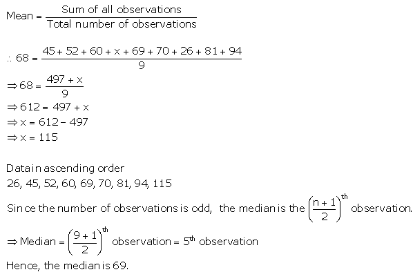 Selina Concise Mathematics Class 10 ICSE Solutions Measures of Central Tendency image - 113