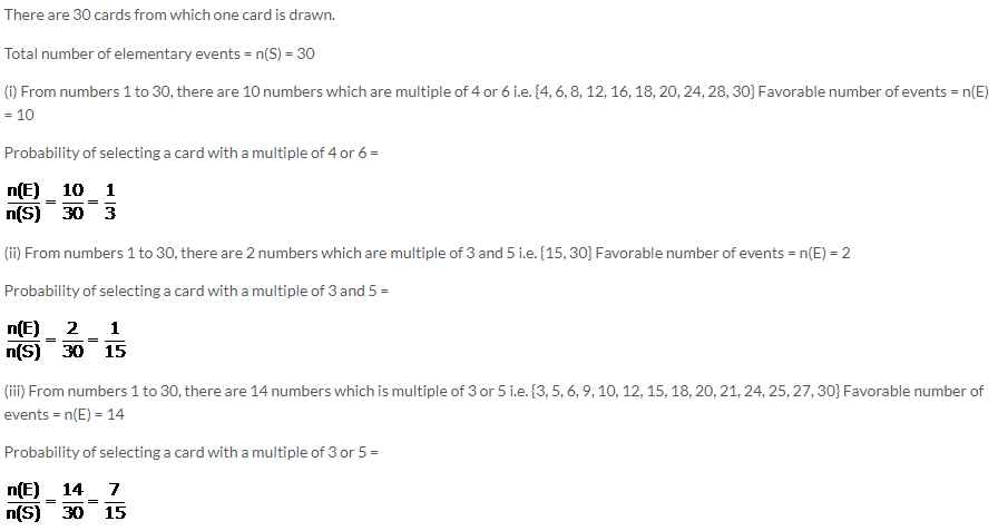 Selina Concise Mathematics Class 10 ICSE Solutions Probability image - 32