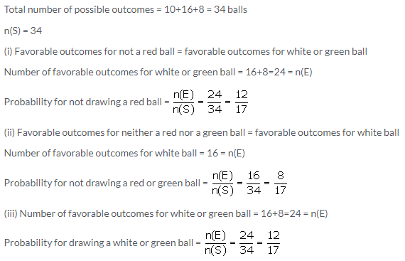 Selina Concise Mathematics Class 10 ICSE Solutions Probability image - 48